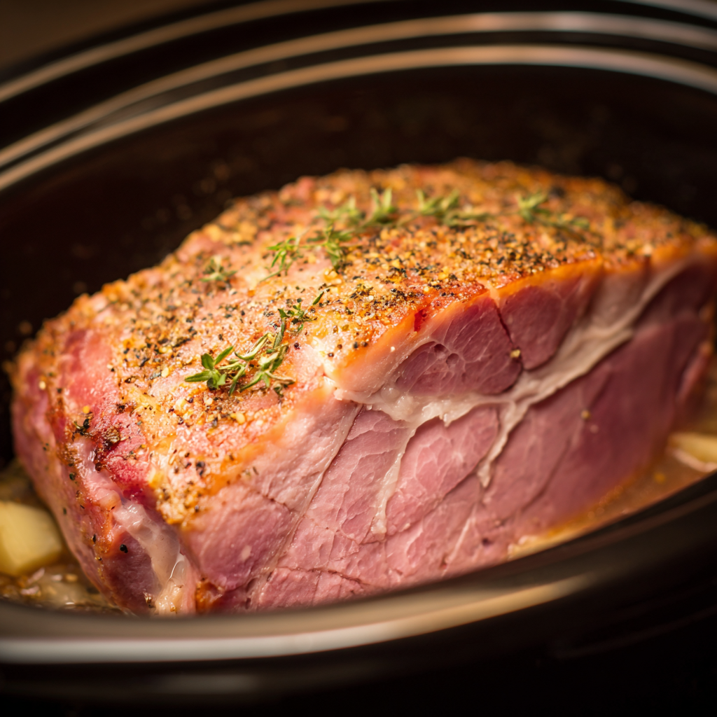 Ham Steak Crock Pot Recipe