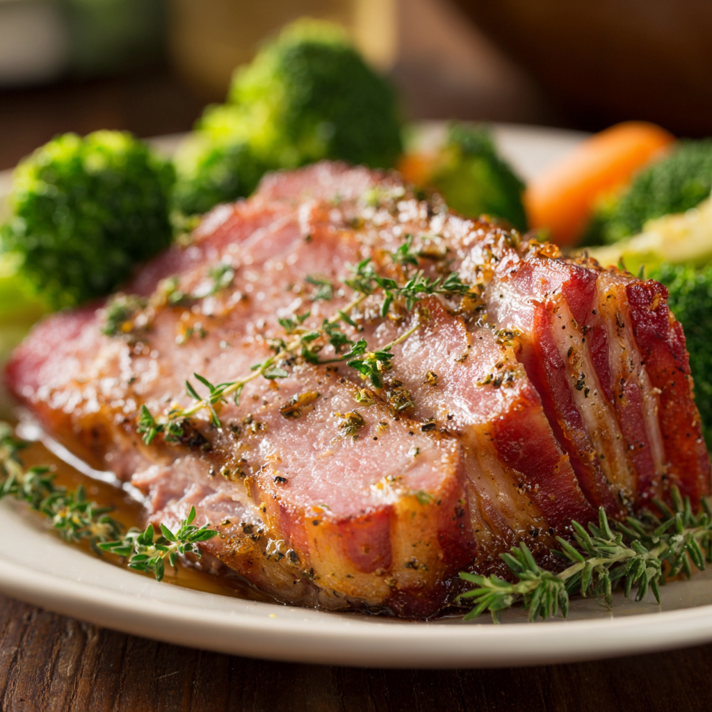 Ham Steak Crock Pot Recipe