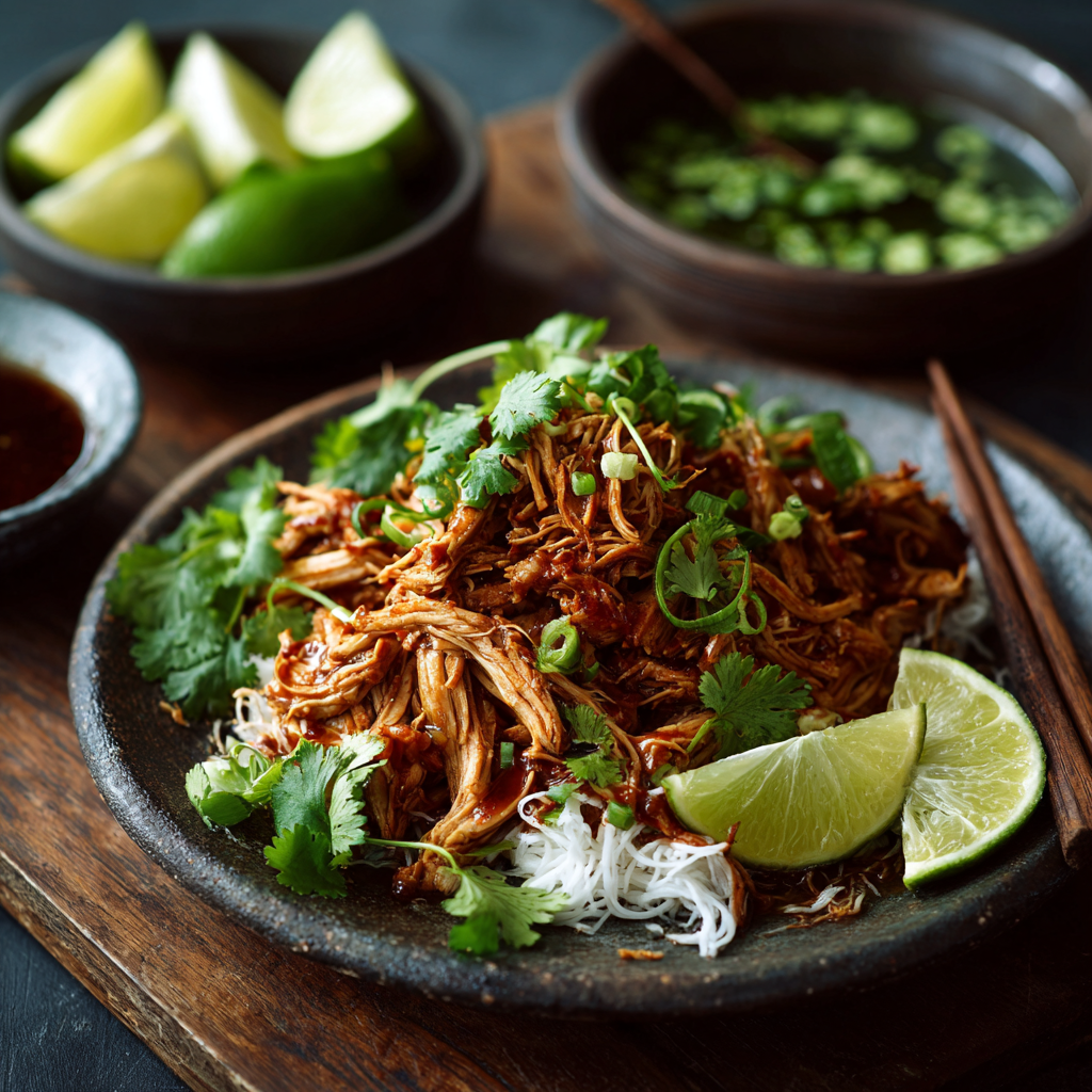 Asian Pulled Chicken Recipe​
