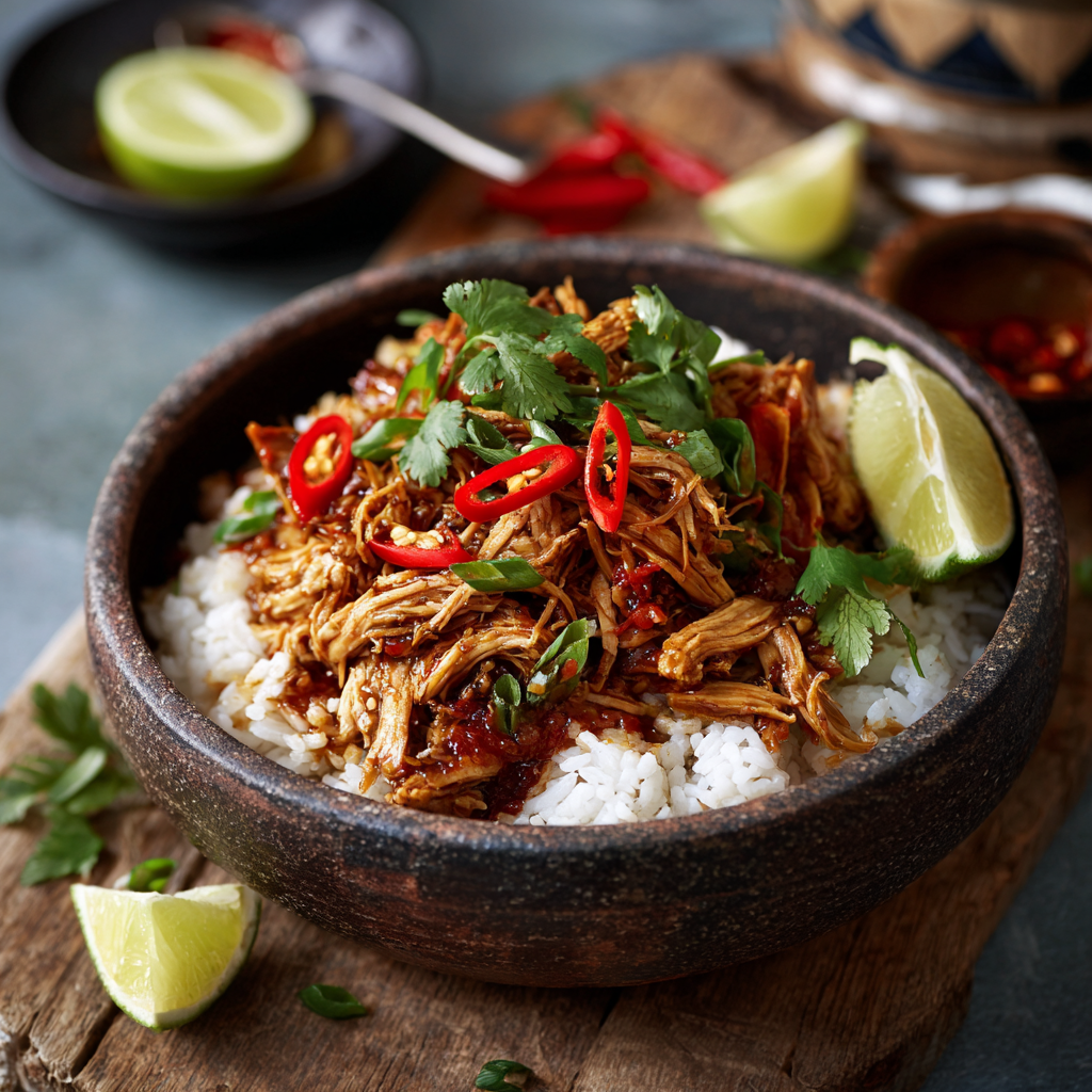 Asian Pulled Chicken Recipe​