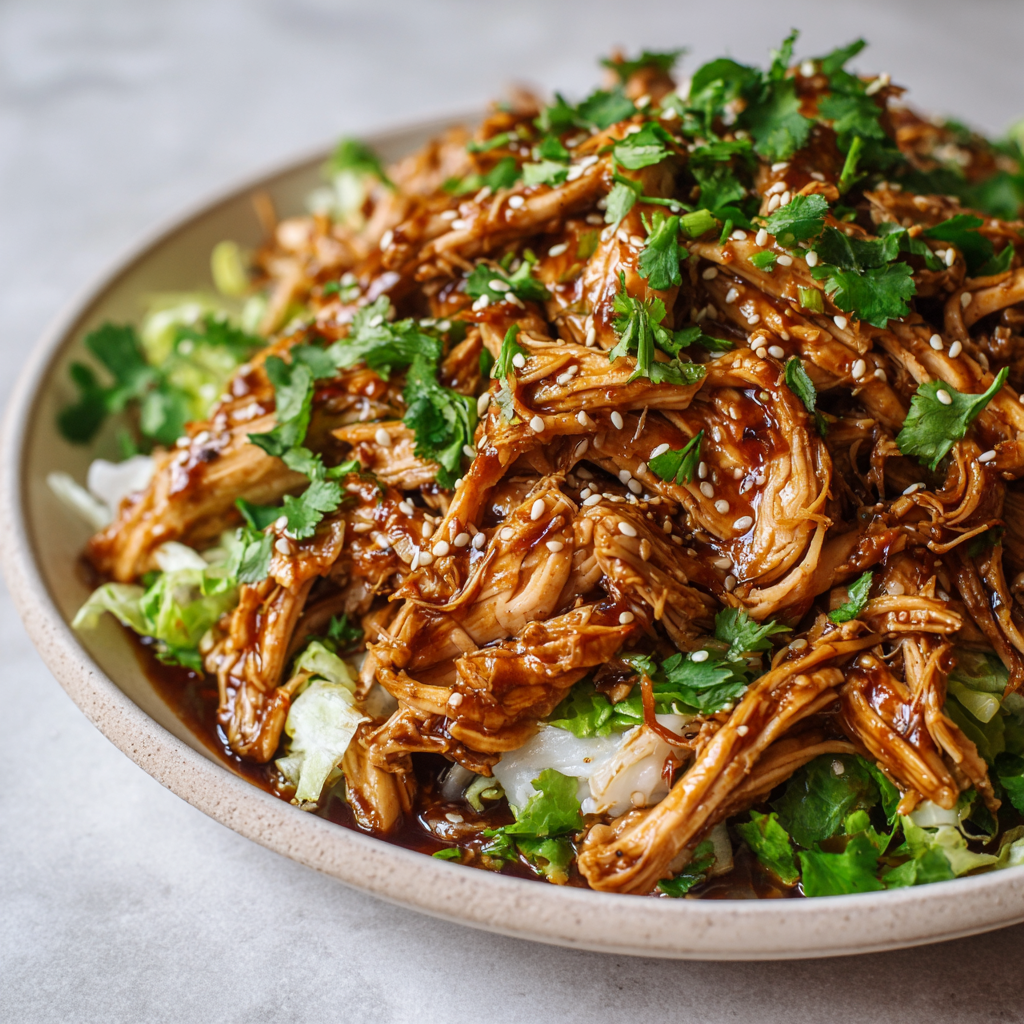 Asian Pulled Chicken Recipe​
