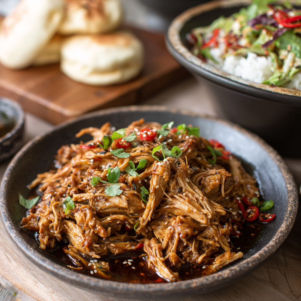 Asian Pulled Chicken Recipe​