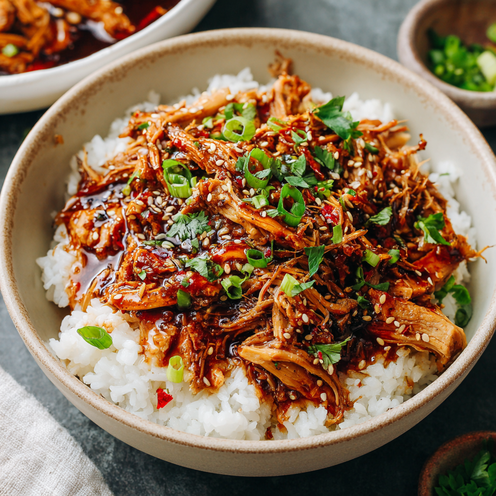 Asian Pulled Chicken Recipe​