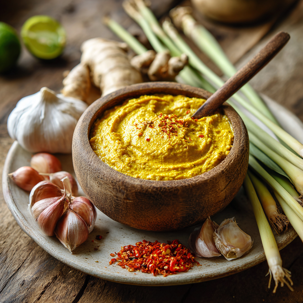 Yellow Curry Vegan Paste Recipe