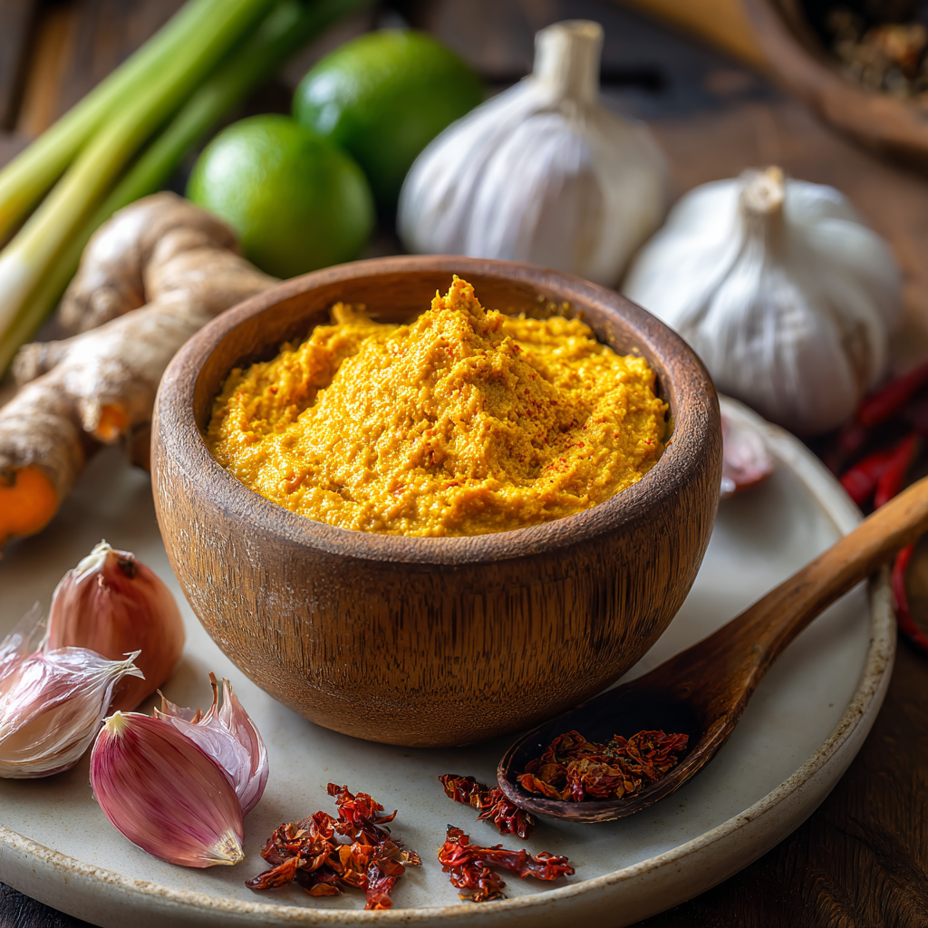 Yellow Curry Vegan Paste Recipe