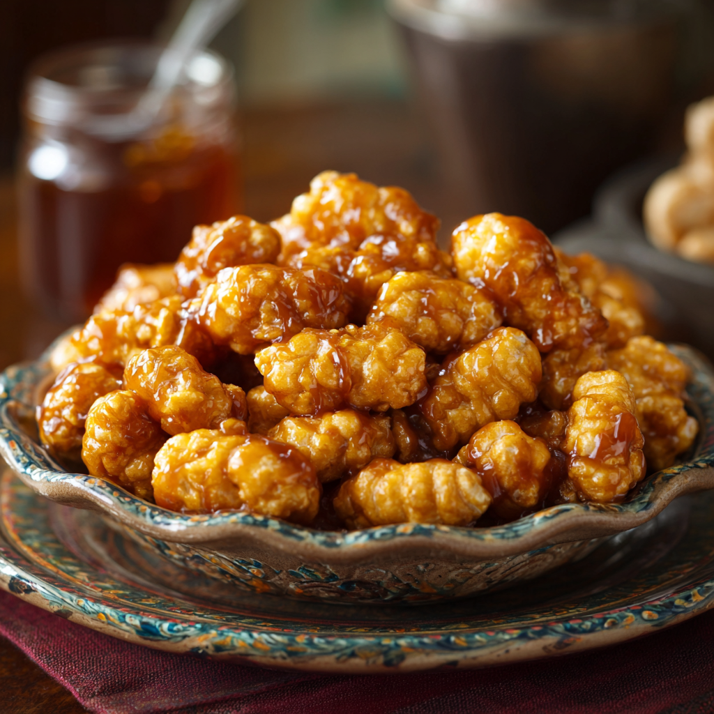 Caramel Puff Corn Recipe