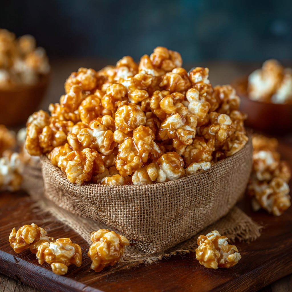 Caramel Puff Corn Recipe