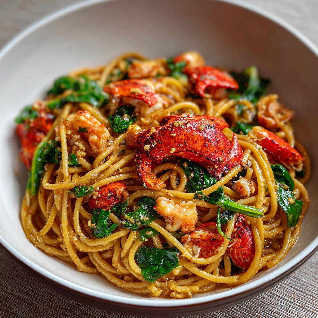 Crustacean Garlic Noodles Recipe