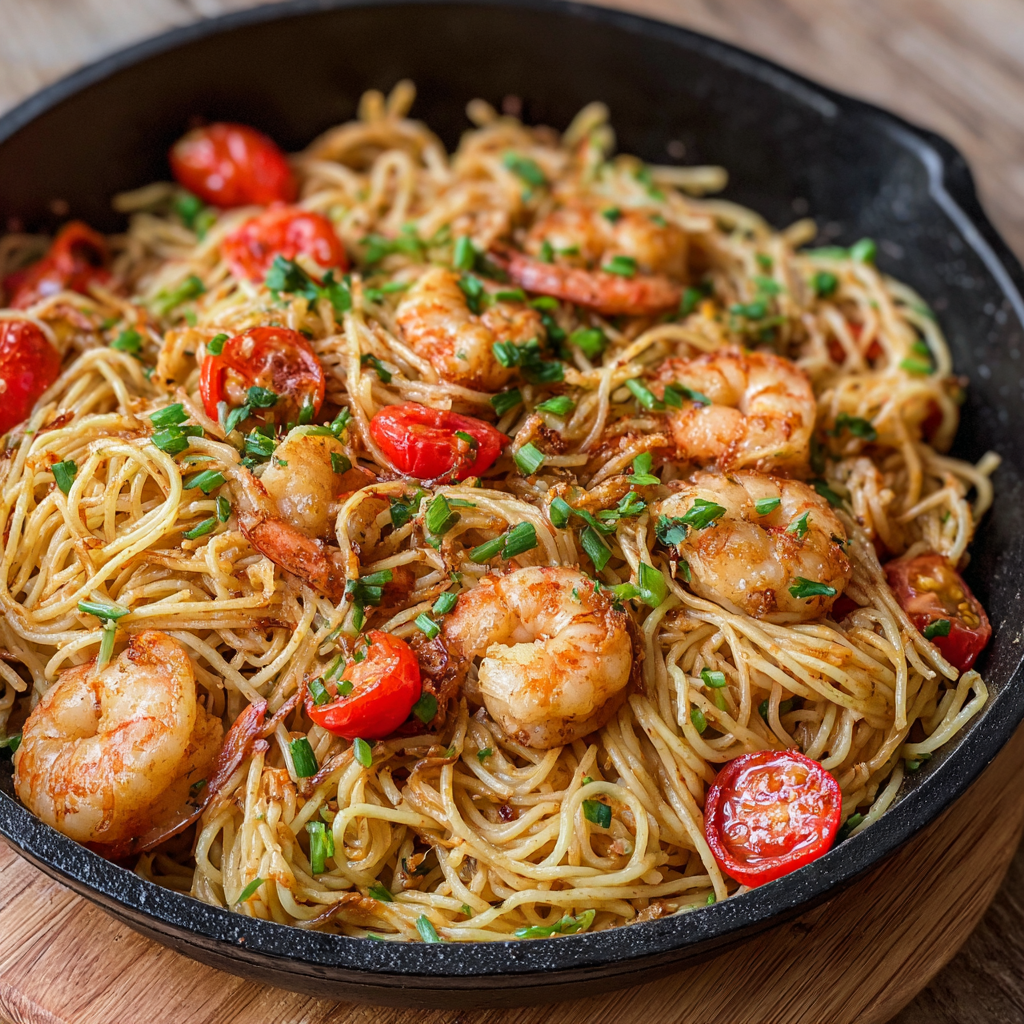 Crustacean Garlic Noodles Recipe