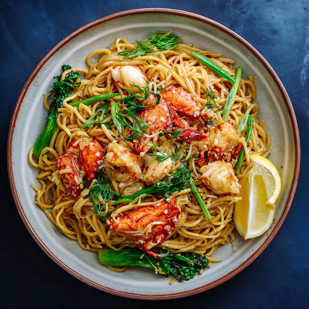 Crustacean Garlic Noodles Recipe