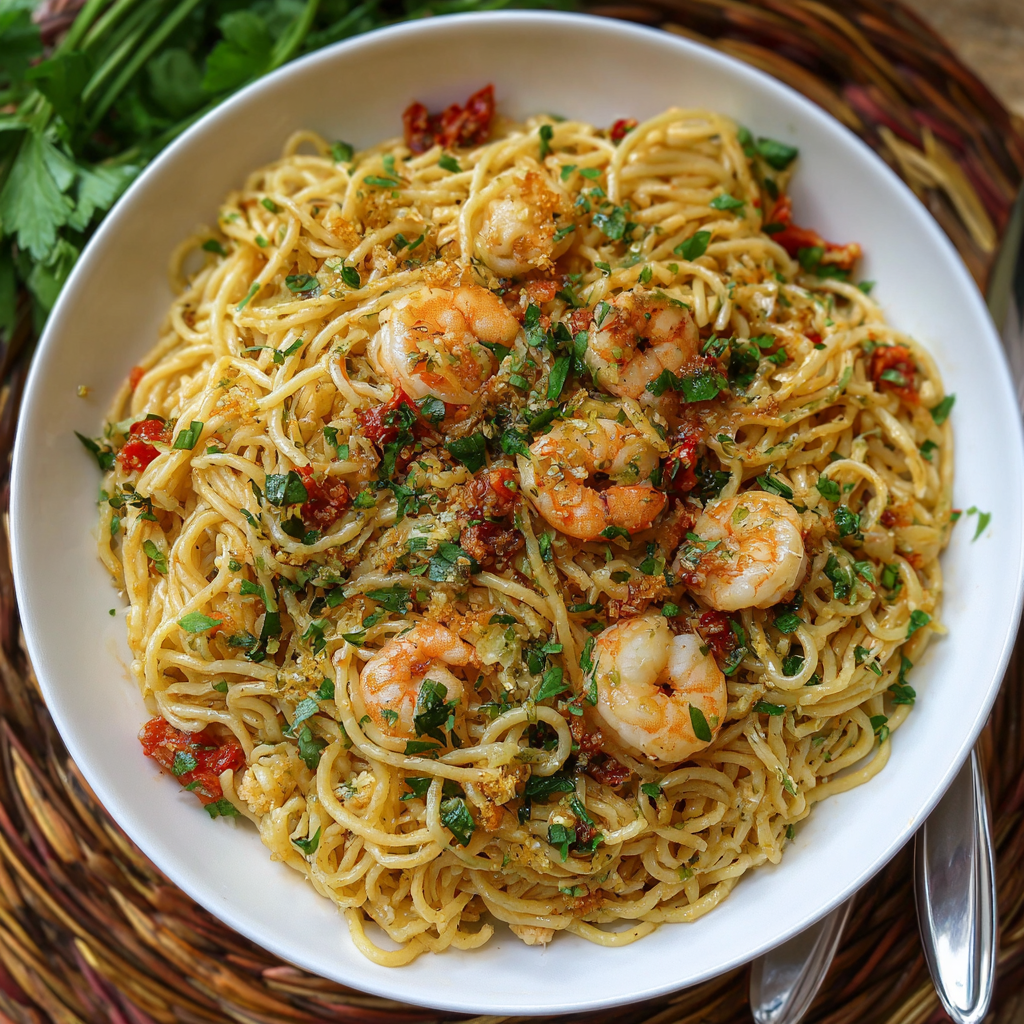 Crustacean Garlic Noodles Recipe