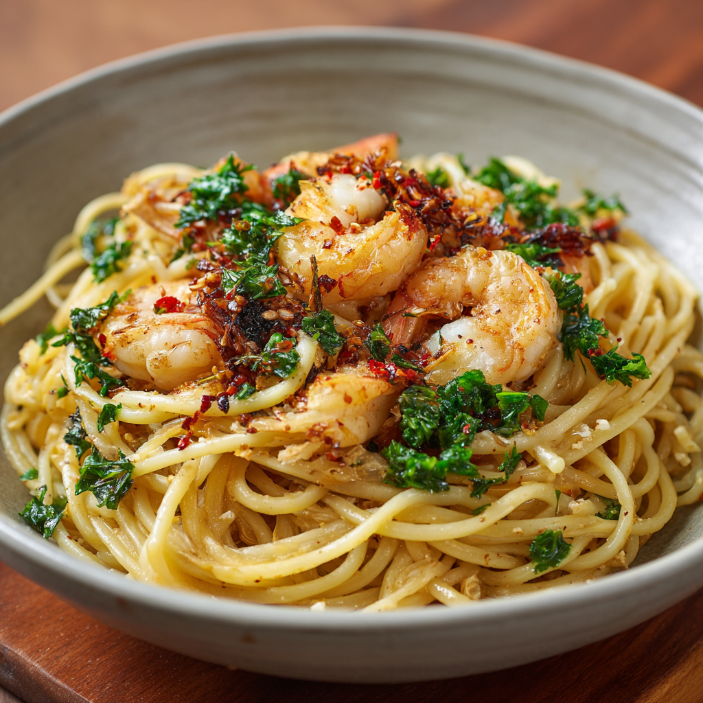 Crustacean Garlic Noodles Recipe
