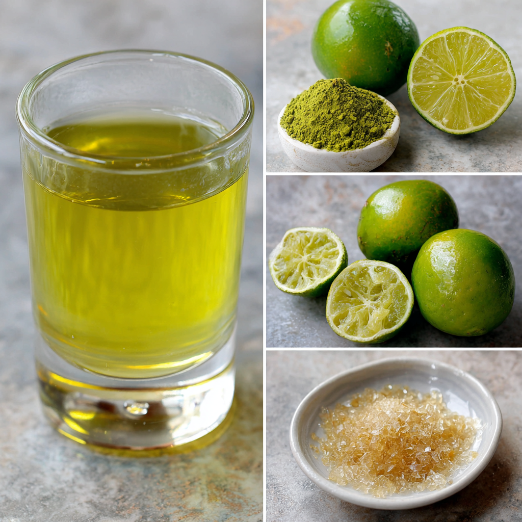 green tea shot recipe