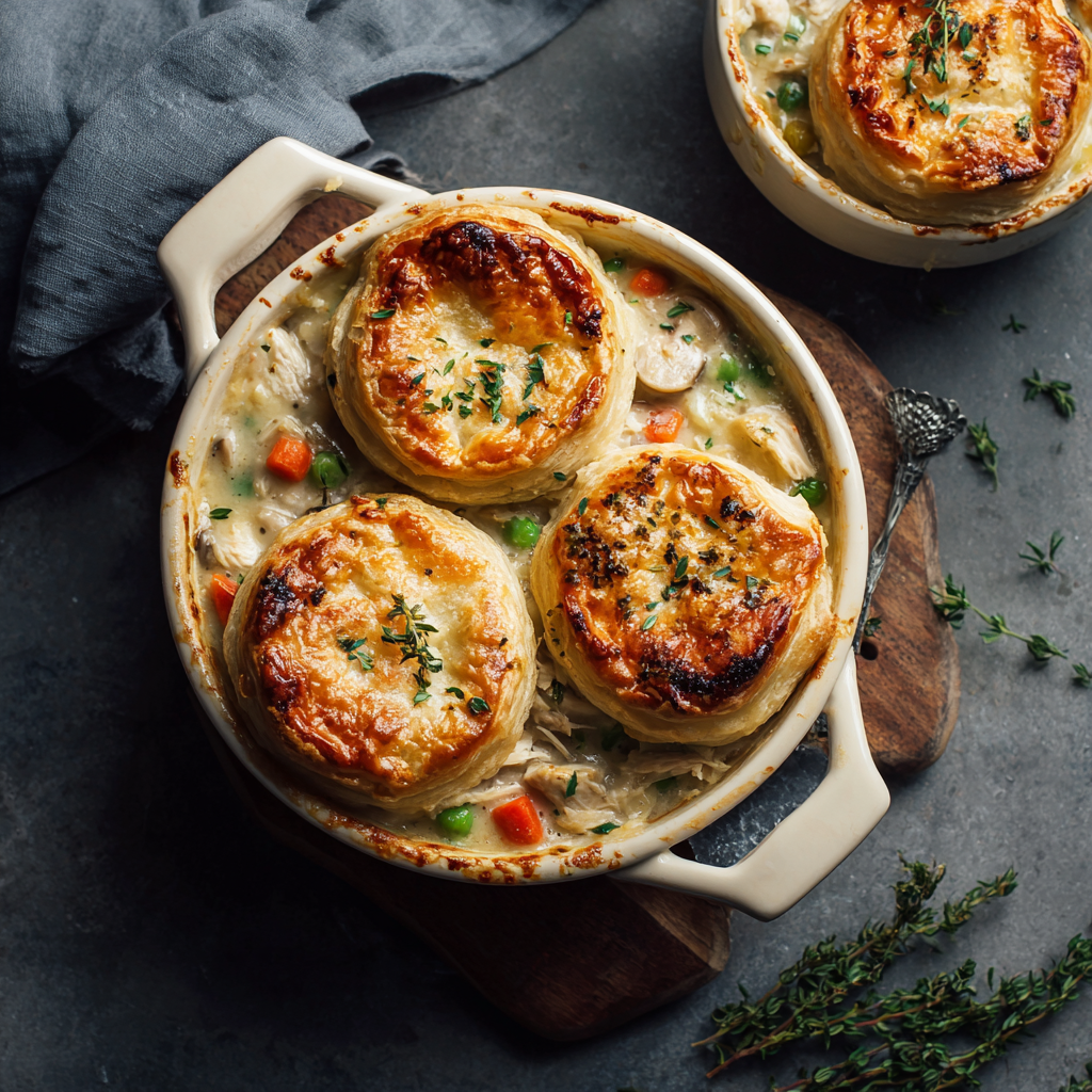 Mini Chicken Pot Pie Recipe