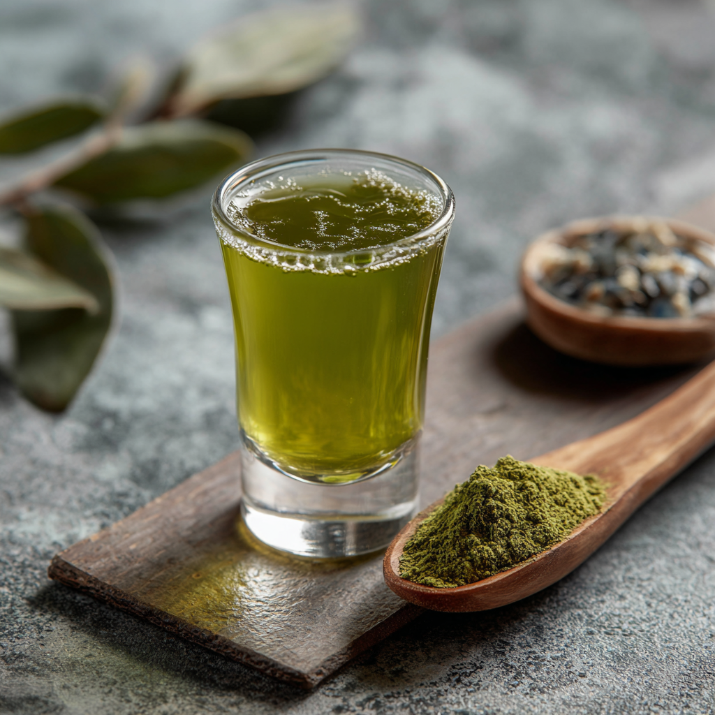 green tea shot recipe