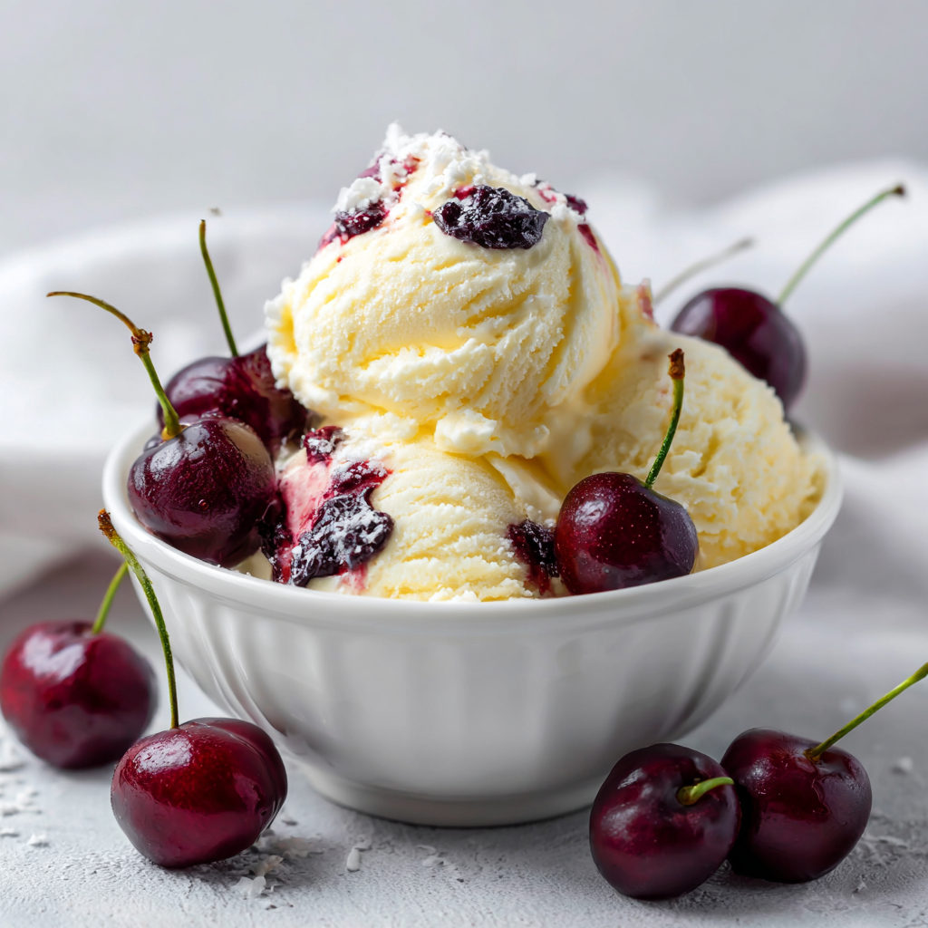 Lemon Cherry Gelato Recipe