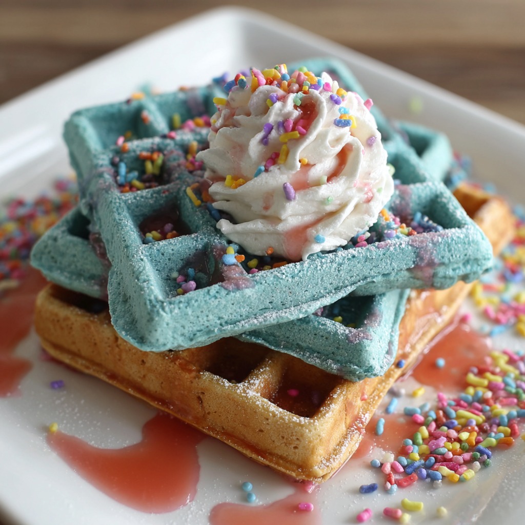 Blue Waffle Recipe