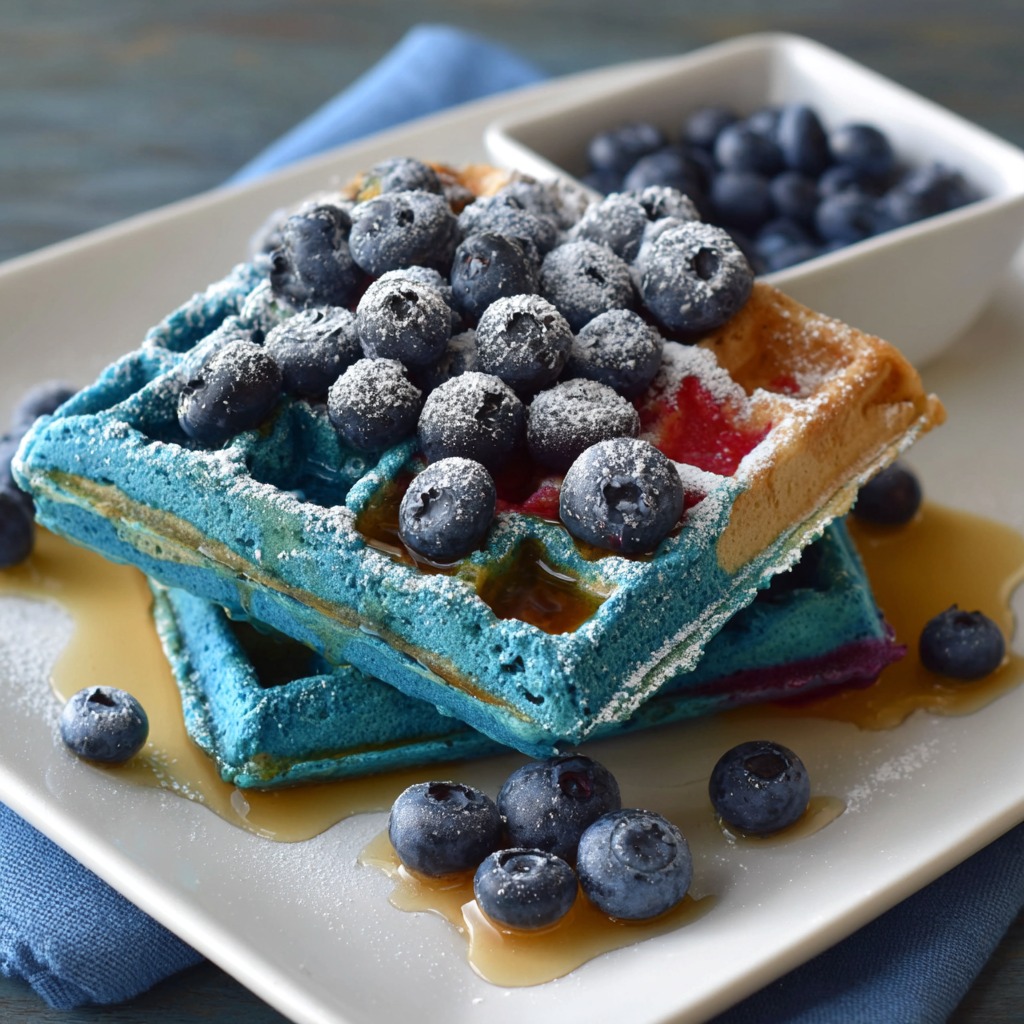 Blue Waffle Recipe