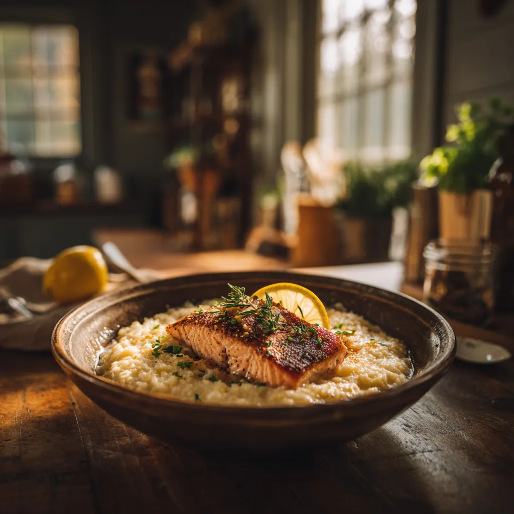 Grits and Salmon Recipe