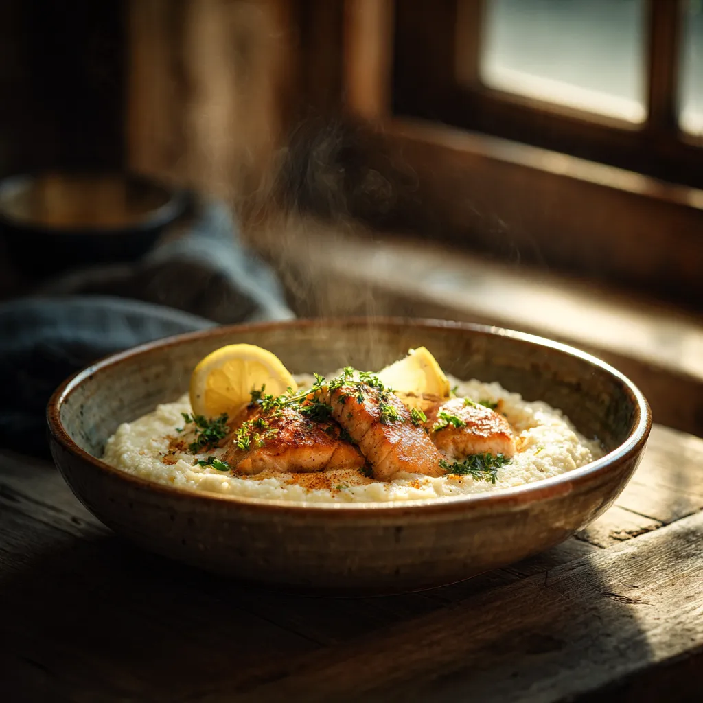 Grits and Salmon Recipe