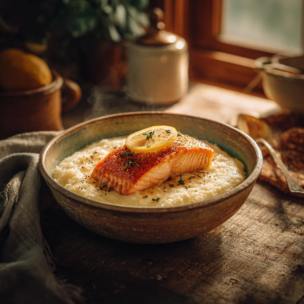 Grits and Salmon Recipe
