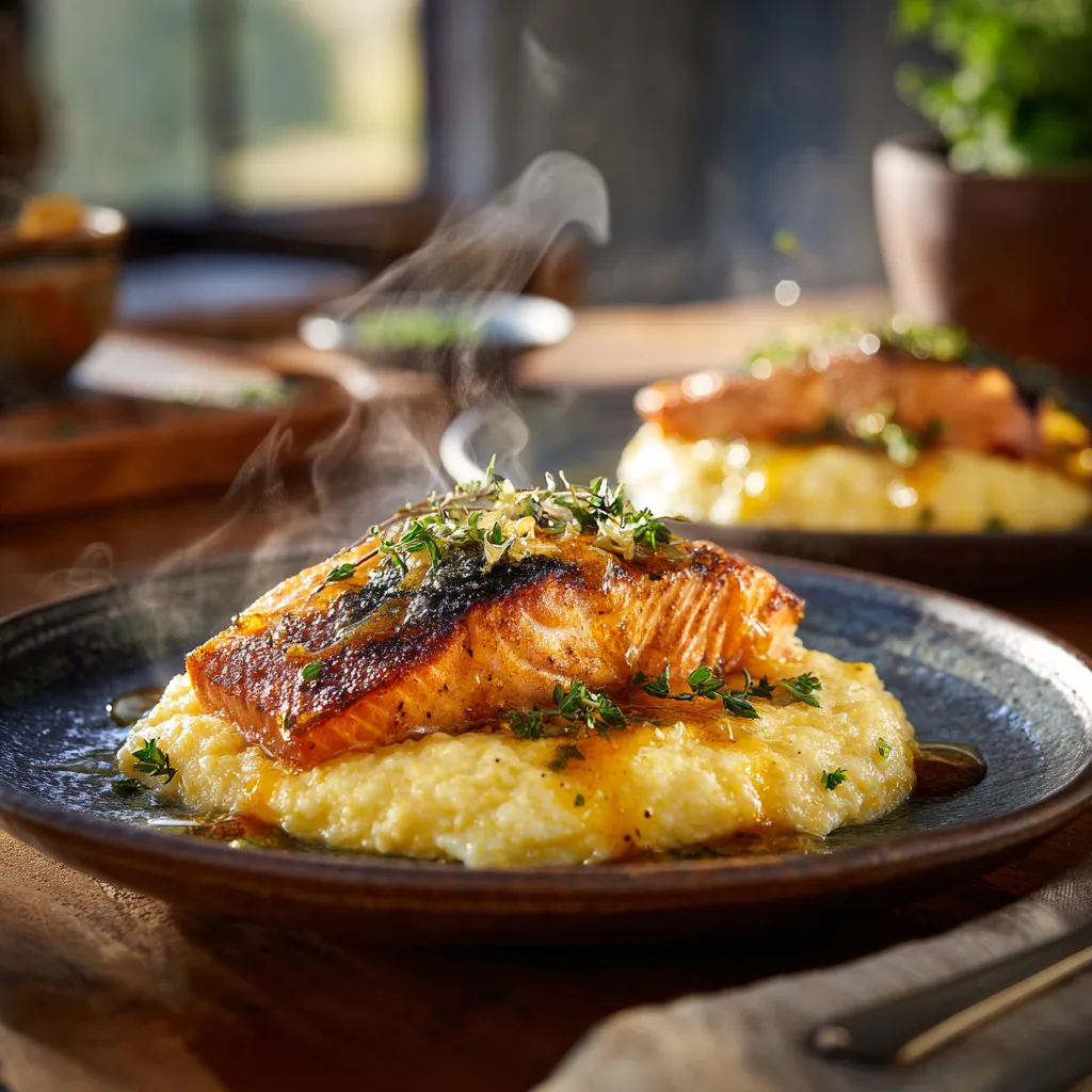 Grits and Salmon Recipe