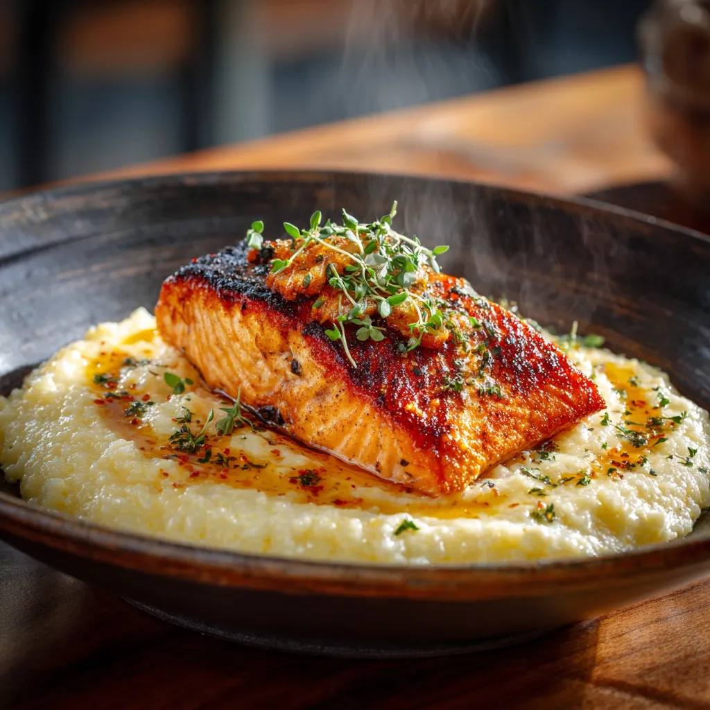 Grits and Salmon Recipe