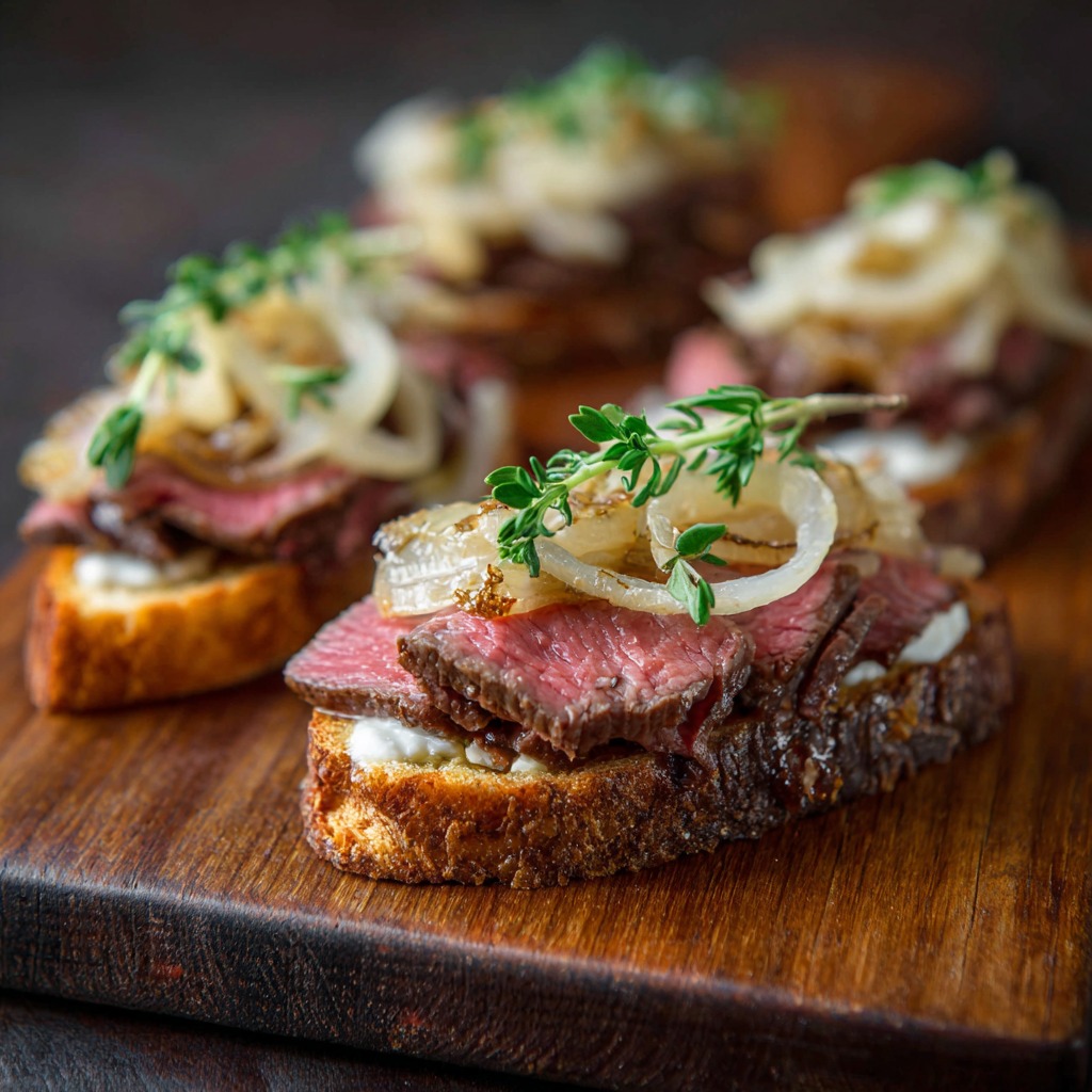 Open Faced Roast Beef Recipe