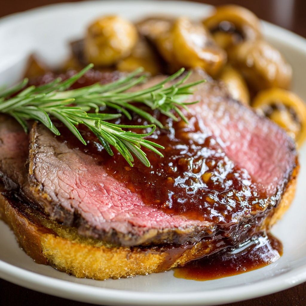 Open Faced Roast Beef Recipe