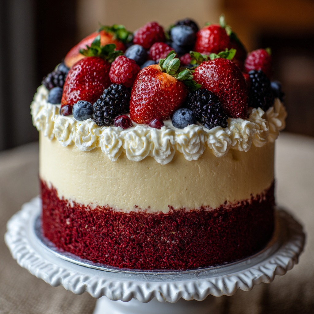 Sweet Lady Jane Triple Berry Cake Recipe​