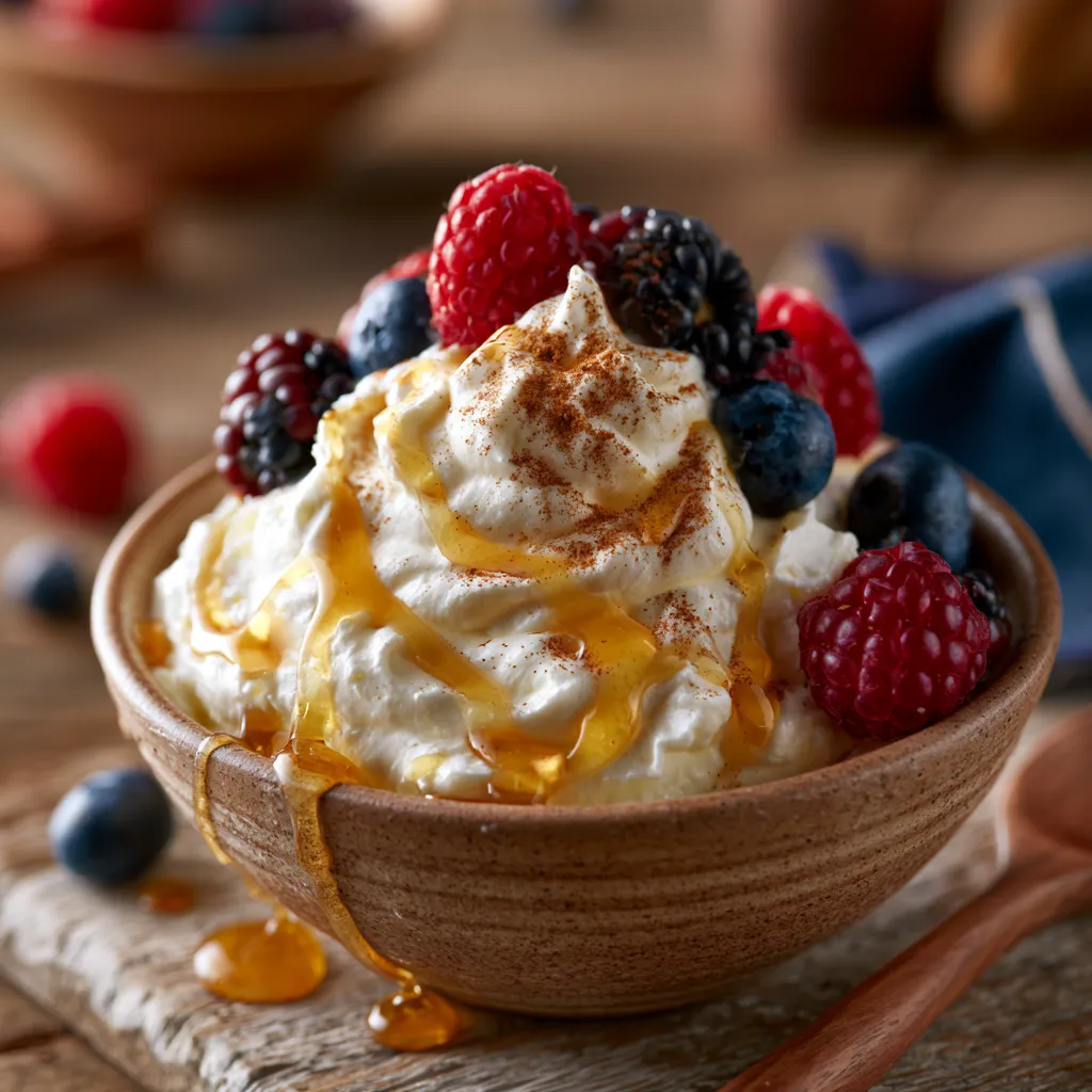 Whipped Cream Honey Recipe