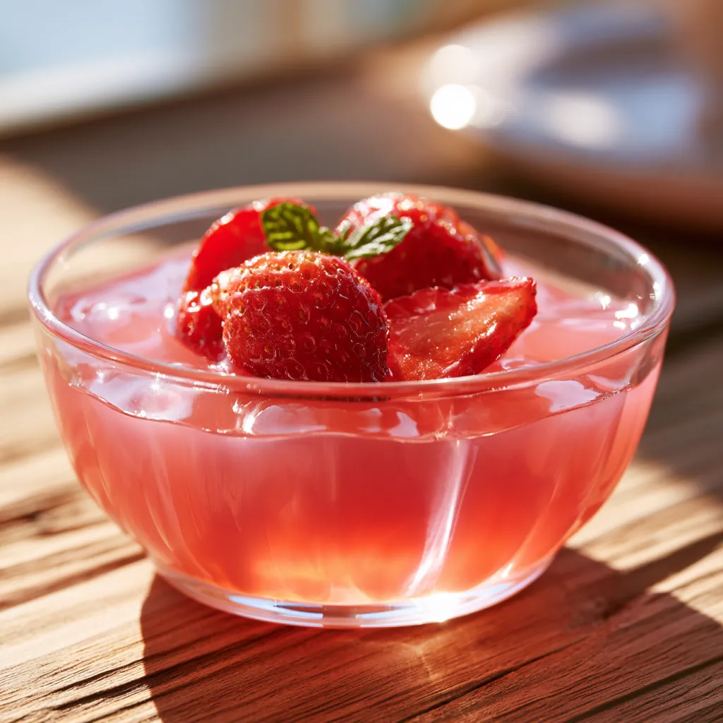 pink gelatin trick recipe easy
