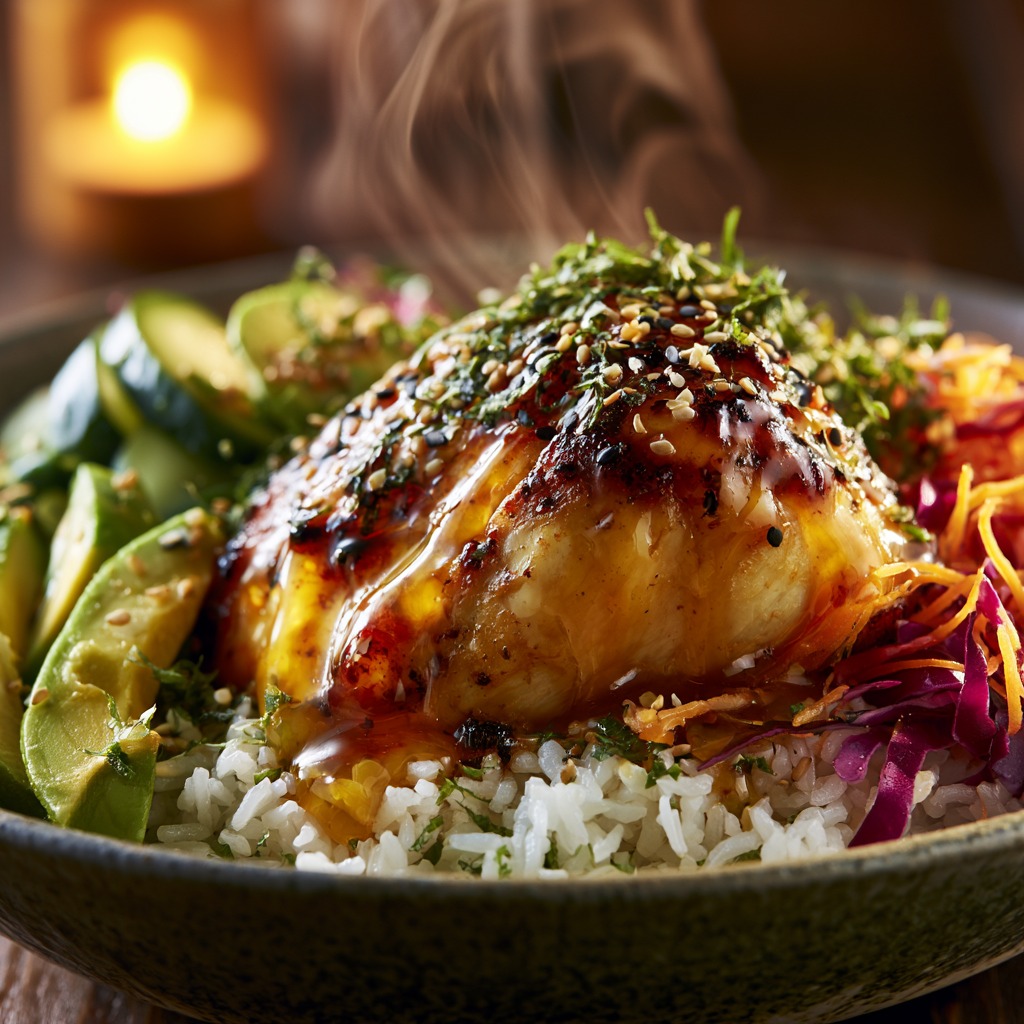 Hot Honey Chicken Bowl Recipe