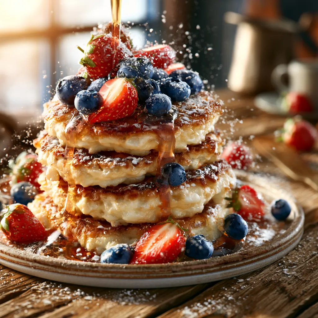 Cottage Cheese Pancakes Recipe