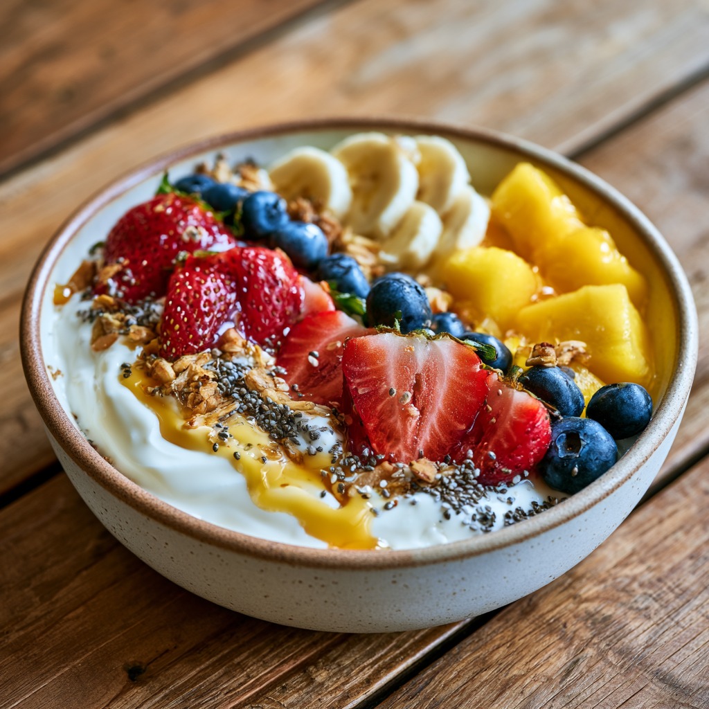 Cottage Cheese Fruit Bowl Recipe