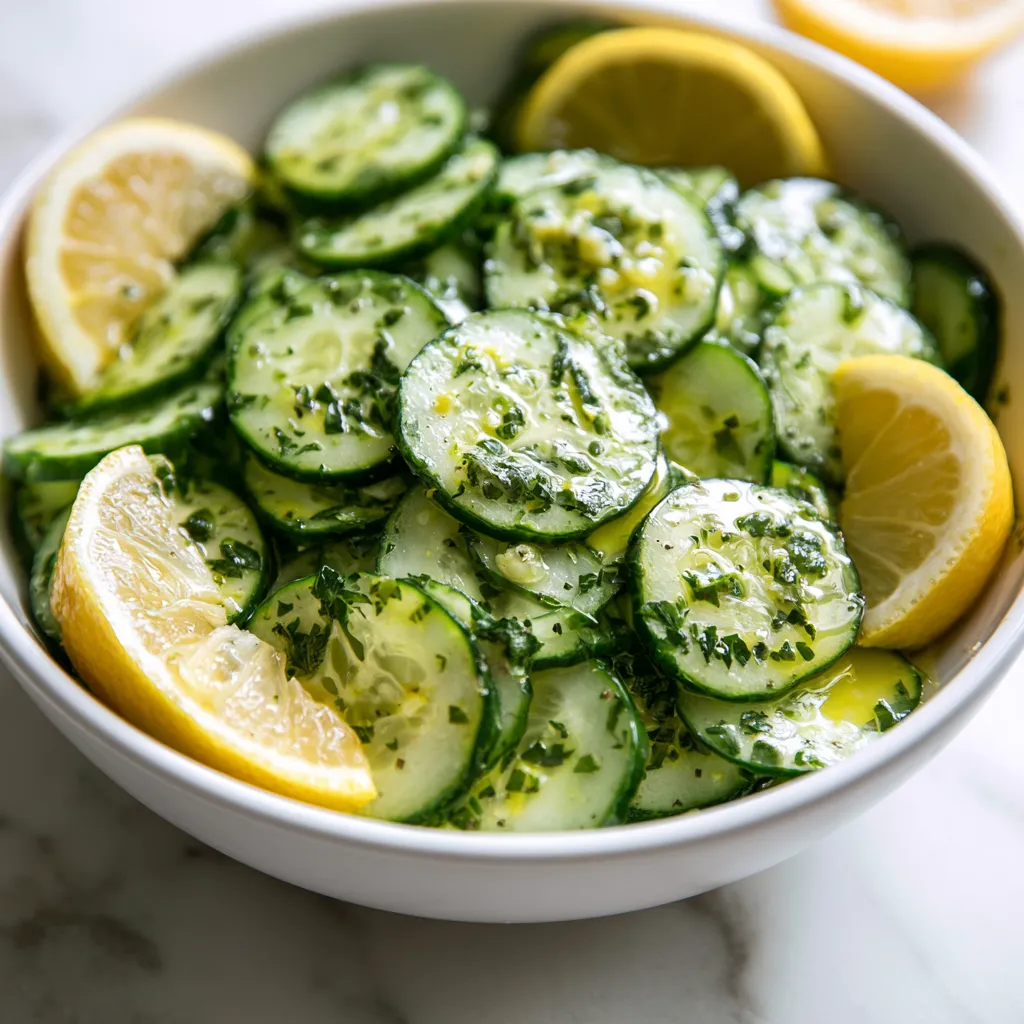 Lemon Cucumber Recipe