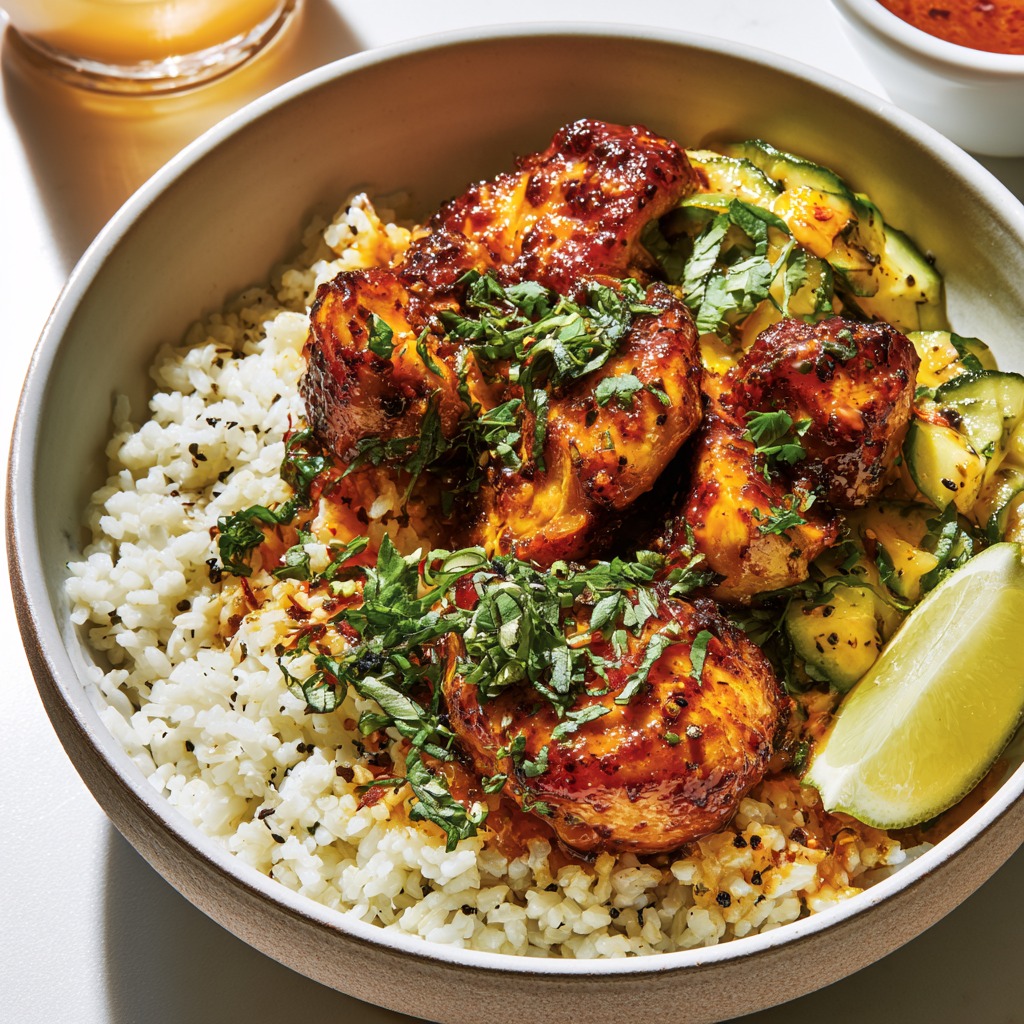 Hot Honey Chicken Bowl Recipe