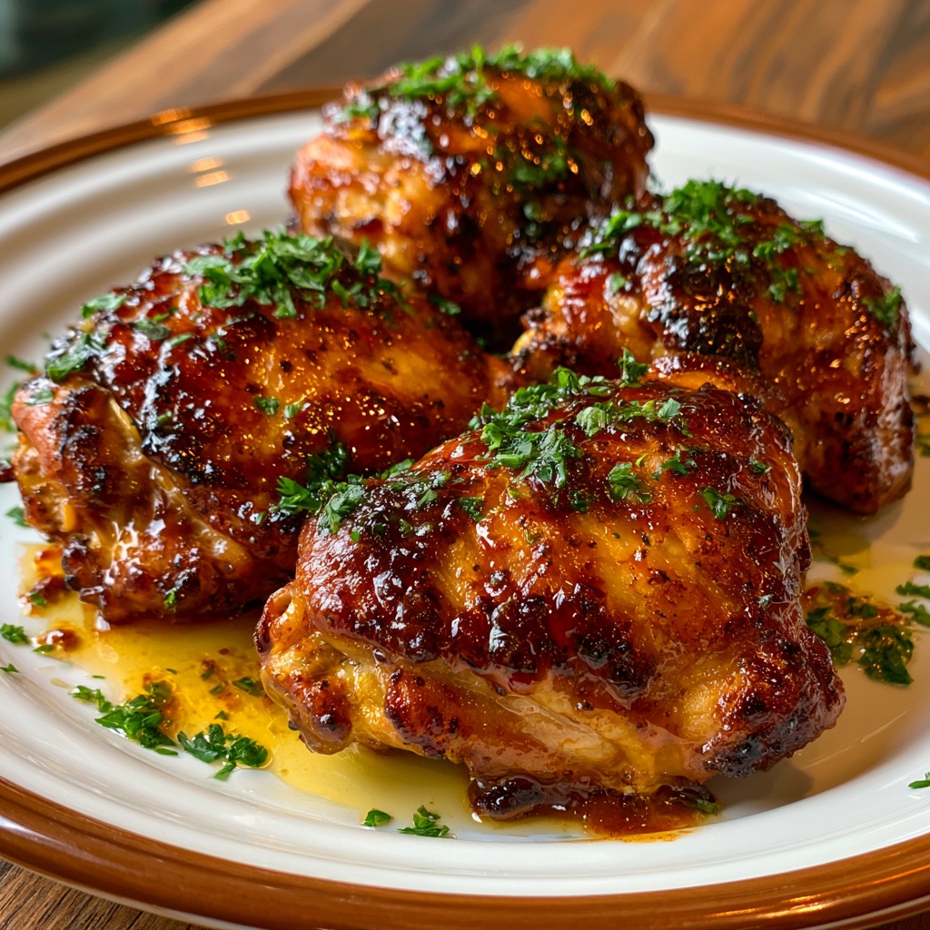 hot honey chicken thigh recipe