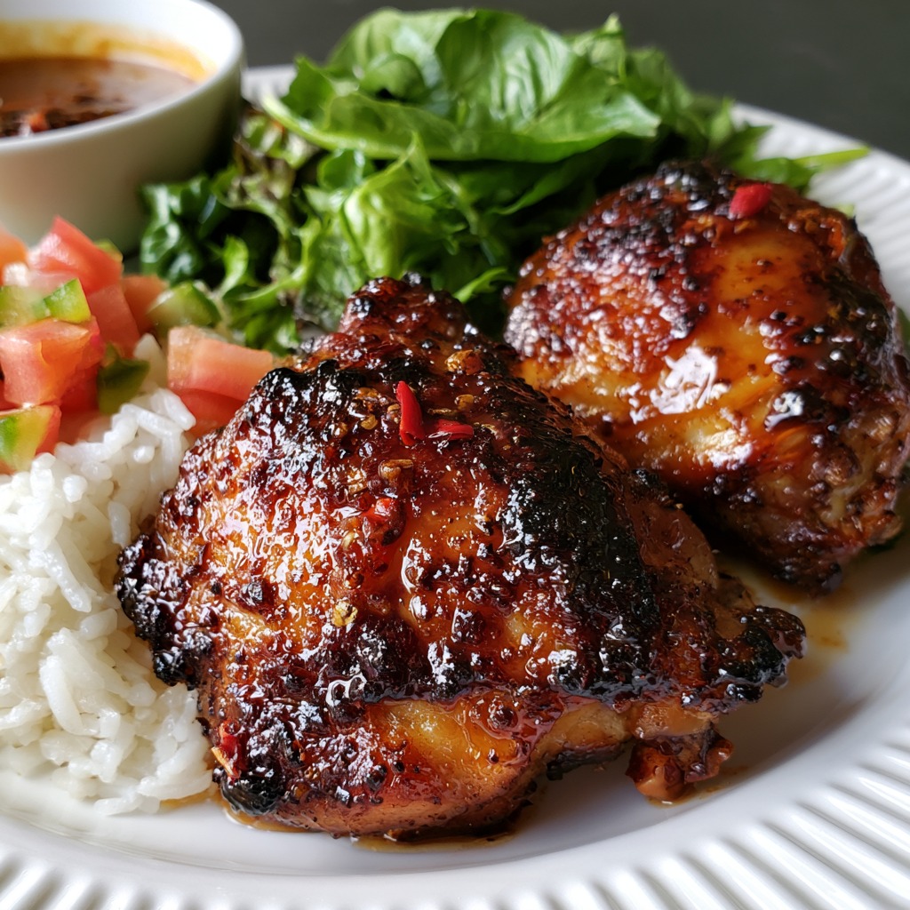 hot honey chicken thigh recipe