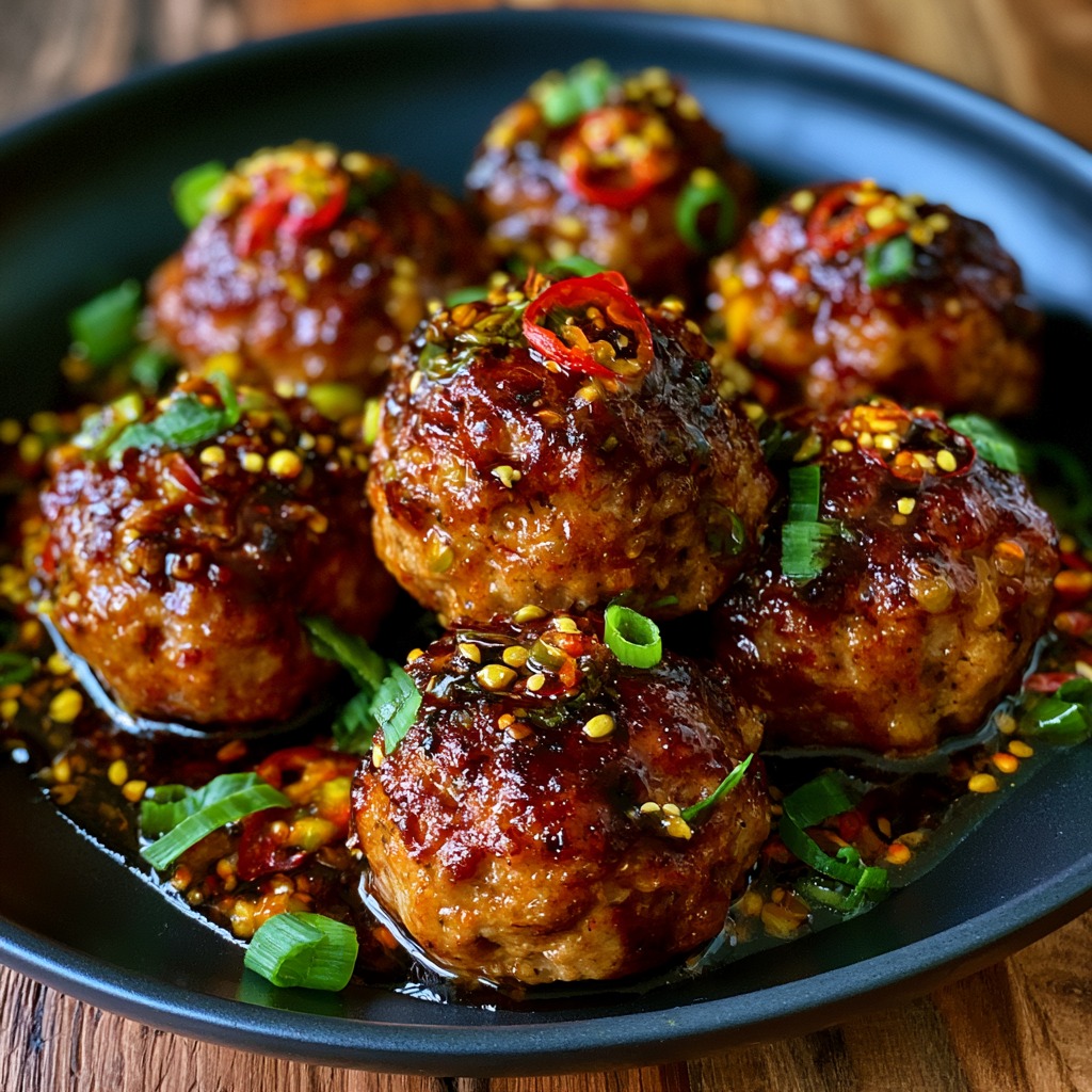Hot Honey Meatballs Recipe