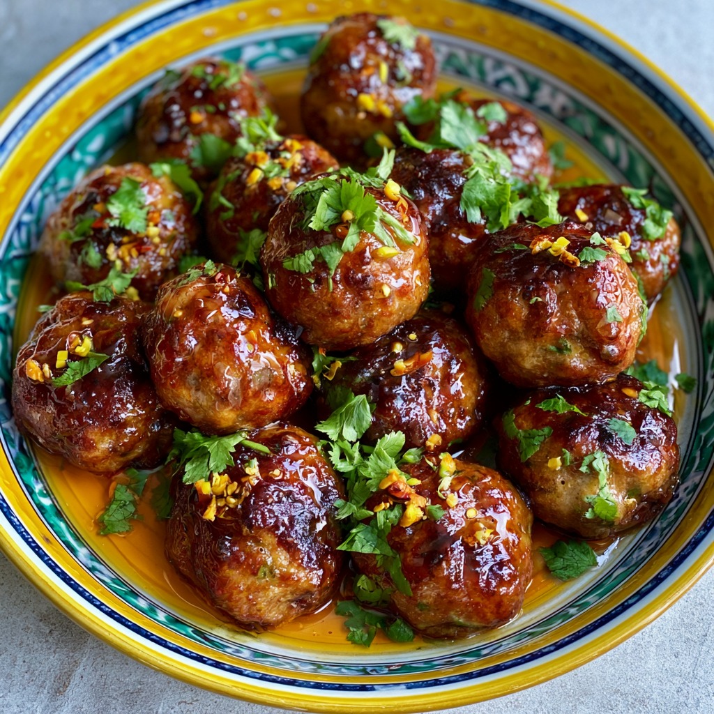 Hot Honey Meatballs Recipe