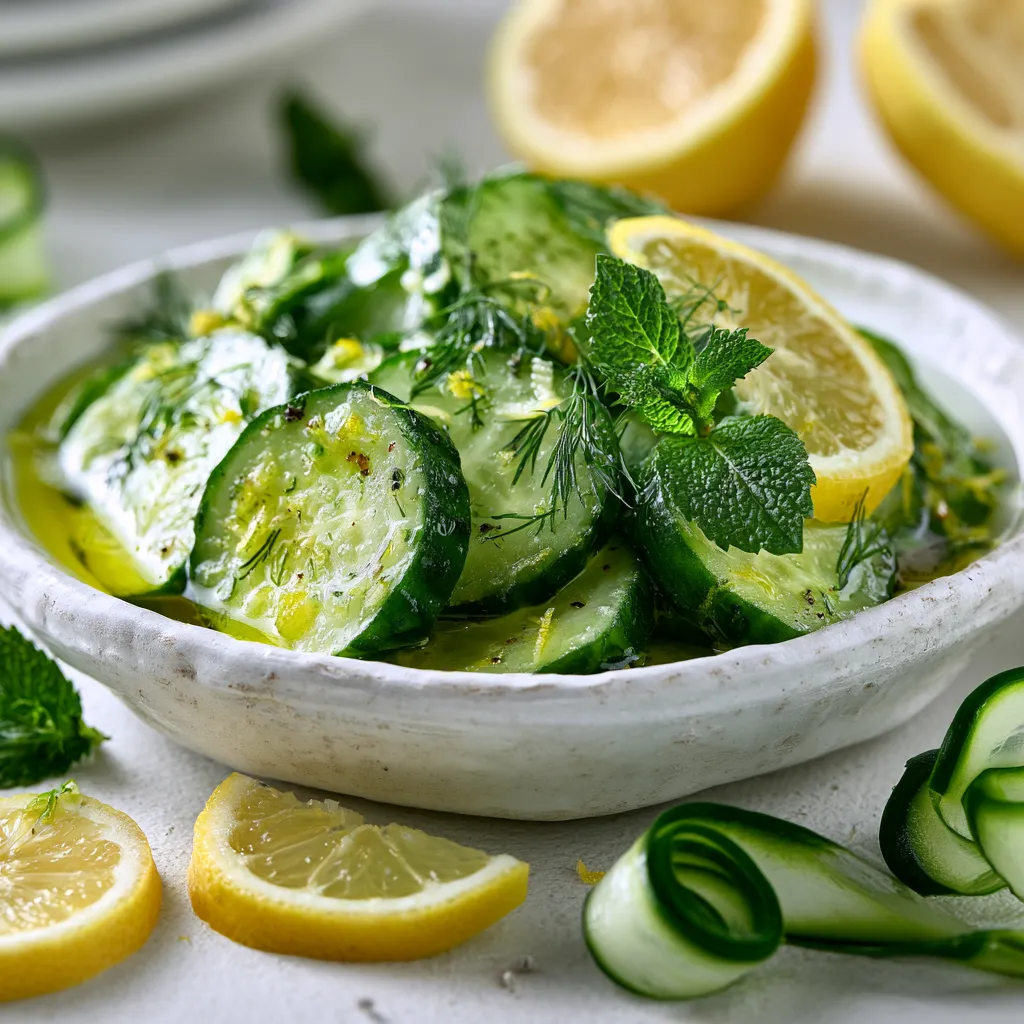 Lemon Cucumber Recipe
