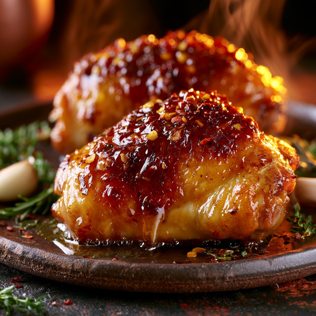 hot honey chicken thigh recipe