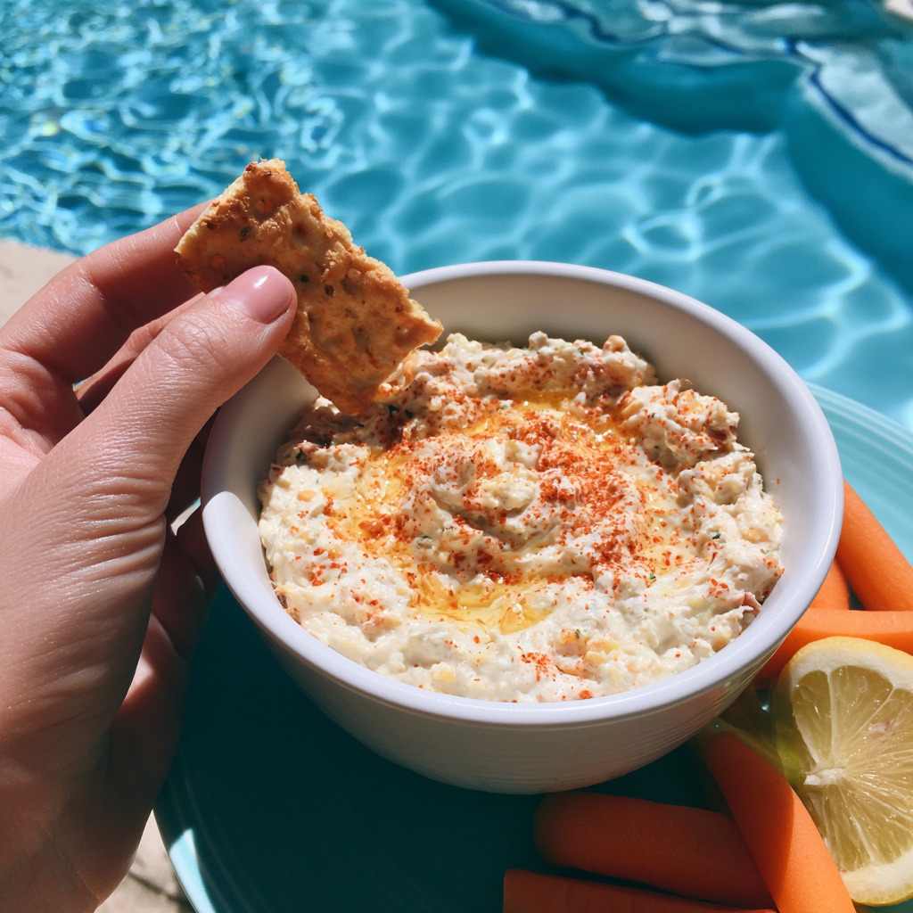 skinny poolside dip recipe