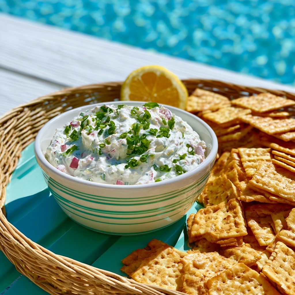 skinny poolside dip recipe