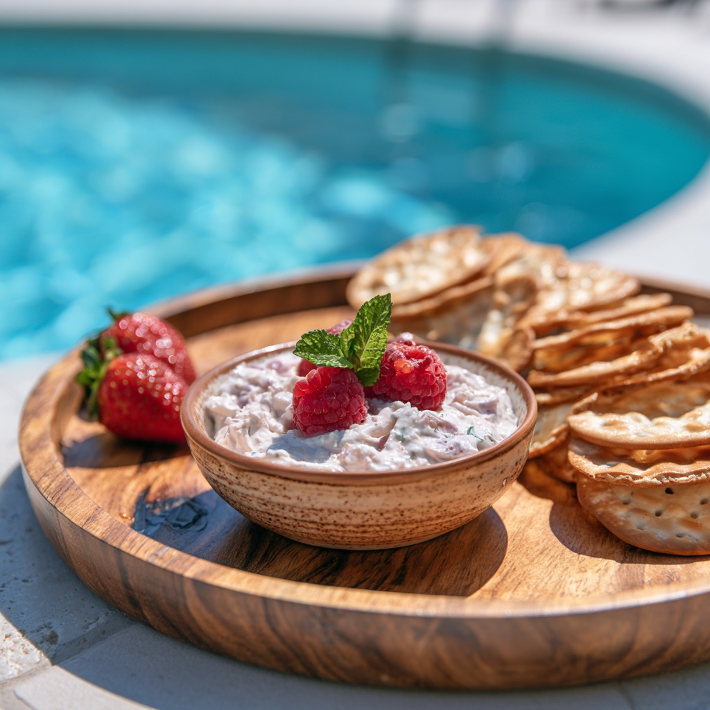 skinny poolside dip recipe