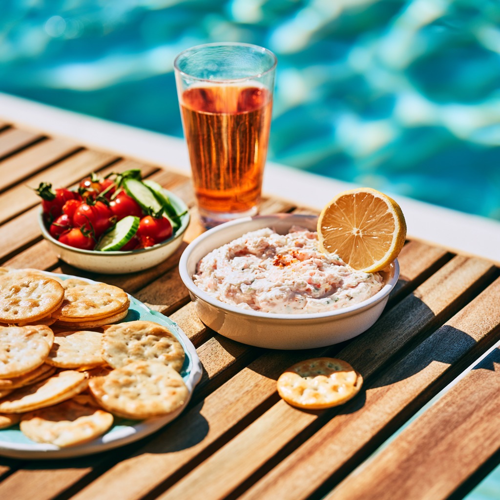skinny poolside dip recipe