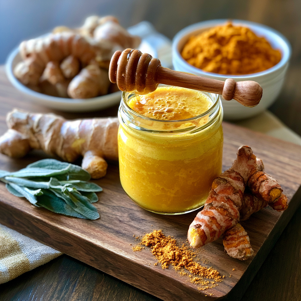 honey turmeric ginger​
