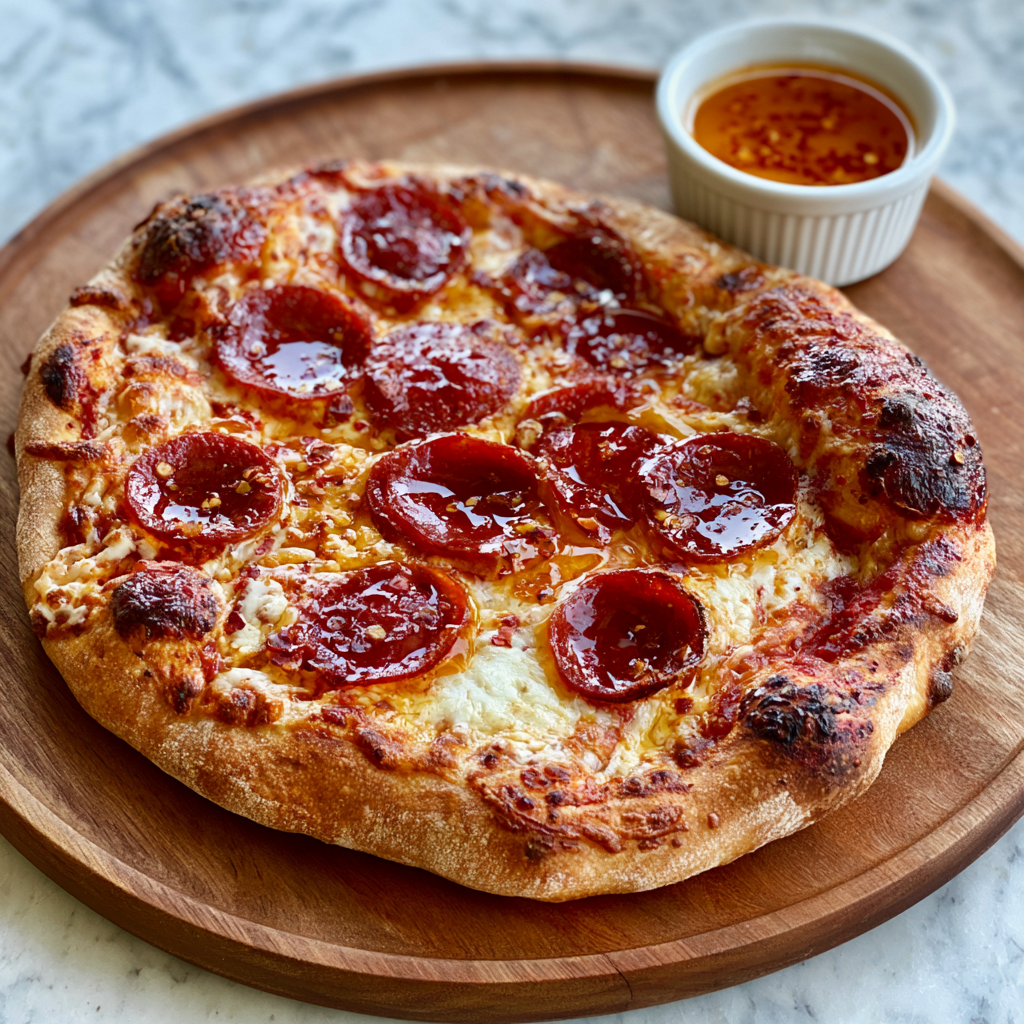 Hot Honey Pepperoni Pizza