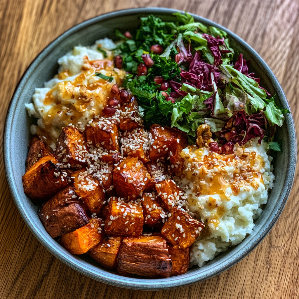 Hot Honey Sweet Potato Bowl Recipe